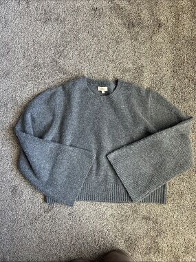 Elan Heather Gray Crewneck Sweater